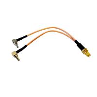 Переходник RP-SMA-female - 2x CRC9 на 2 выхода пигтейл